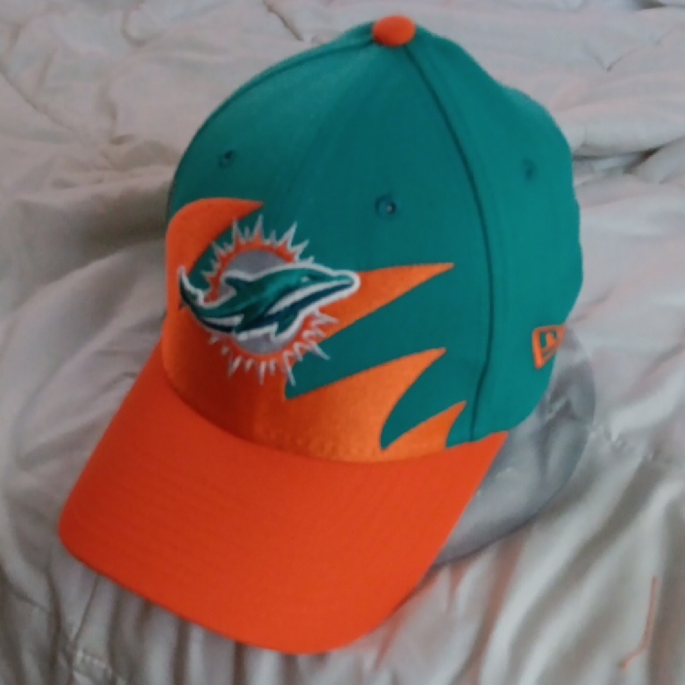 New Era Teal and Orange Hat